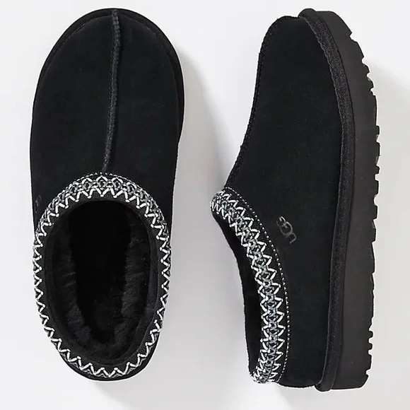 国内配送 UGG TASMAN LUG BLACK UGG TASMAN SLIPPER WOMEN – TREND BOSTON